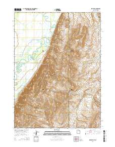 Rex Peak 2014 topographic map thumbnail