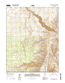 Pine Hollow Canyon 2014 topographic map thumbnail