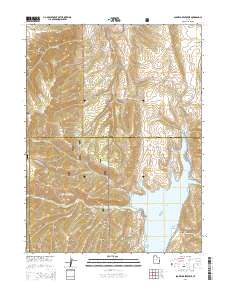 Scofield Reservoir 2014 topographic map thumbnail