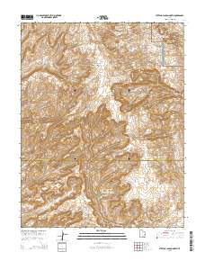 Stevens Canyon North 2014 topographic map thumbnail