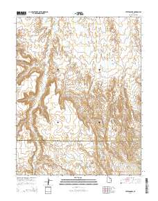 Stevens Mesa 2014 topographic map thumbnail