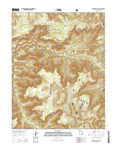 Warren Canyon 2014 topographic map thumbnail