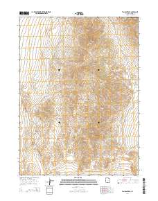 Tangent Peak 2014 topographic map thumbnail