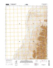 Sevier Lake NE 2014 topographic map thumbnail