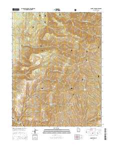 Sunset Peak 2014 topographic map thumbnail