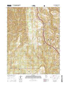 Yogo Creek 2014 topographic map thumbnail
