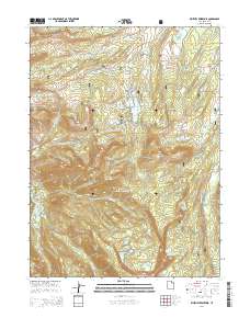 Whitney Reservoir 2014 topographic map thumbnail