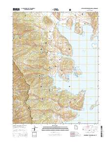 Strawberry Reservoir NW 2014 topographic map thumbnail