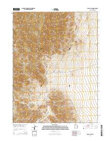 Tabbys Peak 2014 topographic map thumbnail
