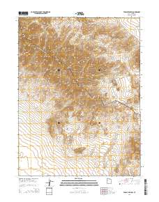 Tabbys Peak SW 2014 topographic map thumbnail