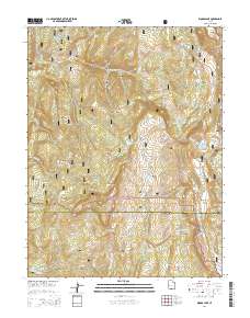 Woods Lake 2014 topographic map thumbnail