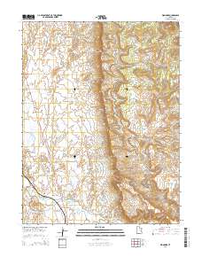 Woodside 2014 topographic map thumbnail