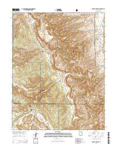 Golden Throne 2014 topographic map thumbnail