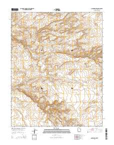 Goulding NW 2014 topographic map thumbnail