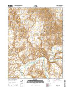 Vernal SE 2014 topographic map thumbnail