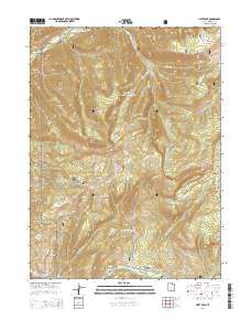 Hoyt Peak 2014 topographic map thumbnail