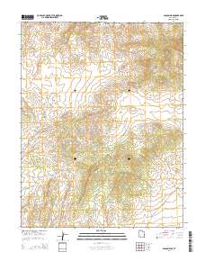 Baboon Peak 2014 topographic map thumbnail