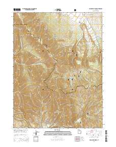 Wallsburg Ridge 2014 topographic map thumbnail