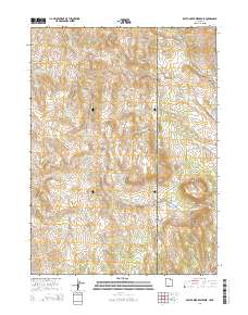 Death Creek Reservoir 2014 topographic map preview