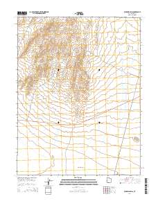 Buckskin Hills 2014 topographic map thumbnail