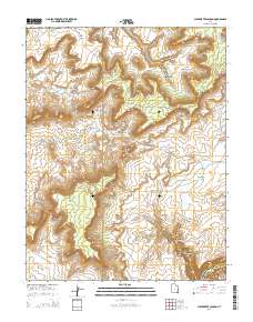 Clearwater Canyon 2014 topographic map thumbnail