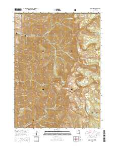 Naomi Peak 2014 topographic map thumbnail