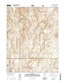 Flossie Knoll 2014 topographic map thumbnail