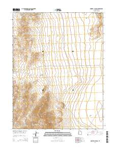 Dowdell Canyon 2014 topographic map thumbnail
