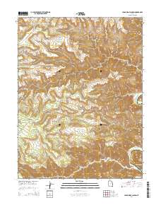 Cedar Ridge Canyon 2014 topographic map thumbnail