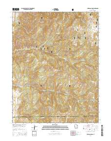 Chriss Canyon 2014 topographic map thumbnail