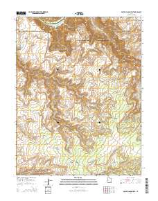 Bowdie Canyon East 2014 topographic map thumbnail