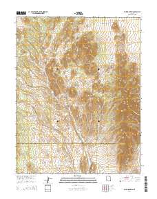Blue Mountain 2014 topographic map thumbnail