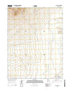 Clay Knoll 2014 topographic map thumbnail
