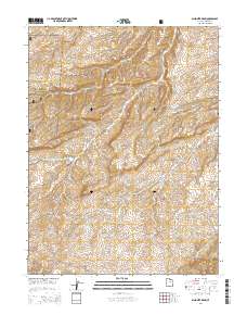 Gilsonite Draw 2014 topographic map thumbnail