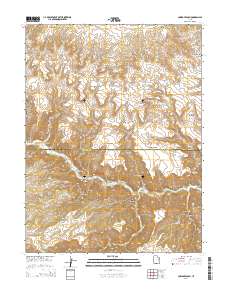 Cowboy Bench 2014 topographic map thumbnail