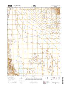 Crater Bench Reservoir 2014 topographic map thumbnail