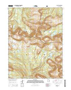 Fox Lake 2014 topographic map thumbnail