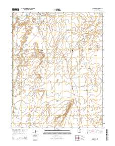 Hanksville 2014 topographic map thumbnail