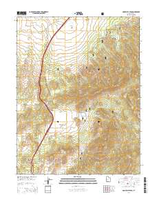 Dog Valley Peak 2014 topographic map thumbnail
