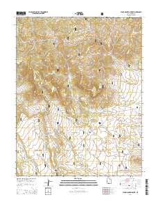 Flake Mountain West 2014 topographic map thumbnail