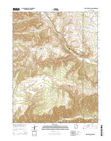 Deep Creek Canyon 2014 topographic map thumbnail