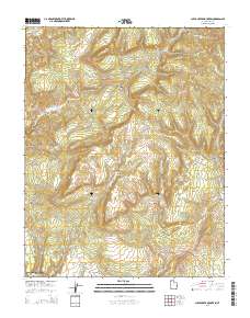 Clear Creek Mountain 2014 topographic map thumbnail