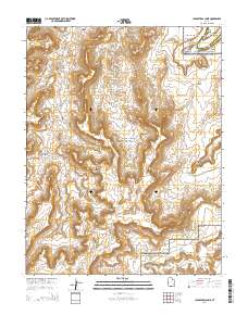 Cleopatras Chair 2014 topographic map thumbnail