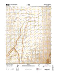 Lamerdorf Peak NW 2014 topographic map thumbnail
