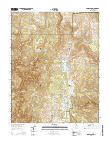 Kolob Reservoir 2014 topographic map thumbnail