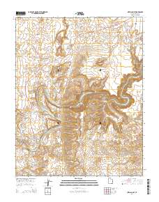 Mexican Hat 2014 topographic map thumbnail