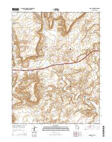 Mesa Butte 2014 topographic map thumbnail