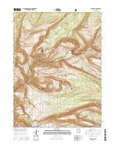 Kings Peak 2014 topographic map thumbnail
