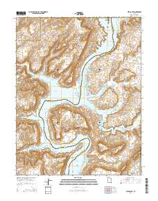 Hite South 2014 topographic map thumbnail