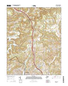 Athens 2014 topographic map thumbnail